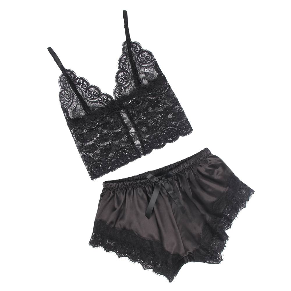 Velour & Co Women's Lace Nightdress - Luxury Sleepwear