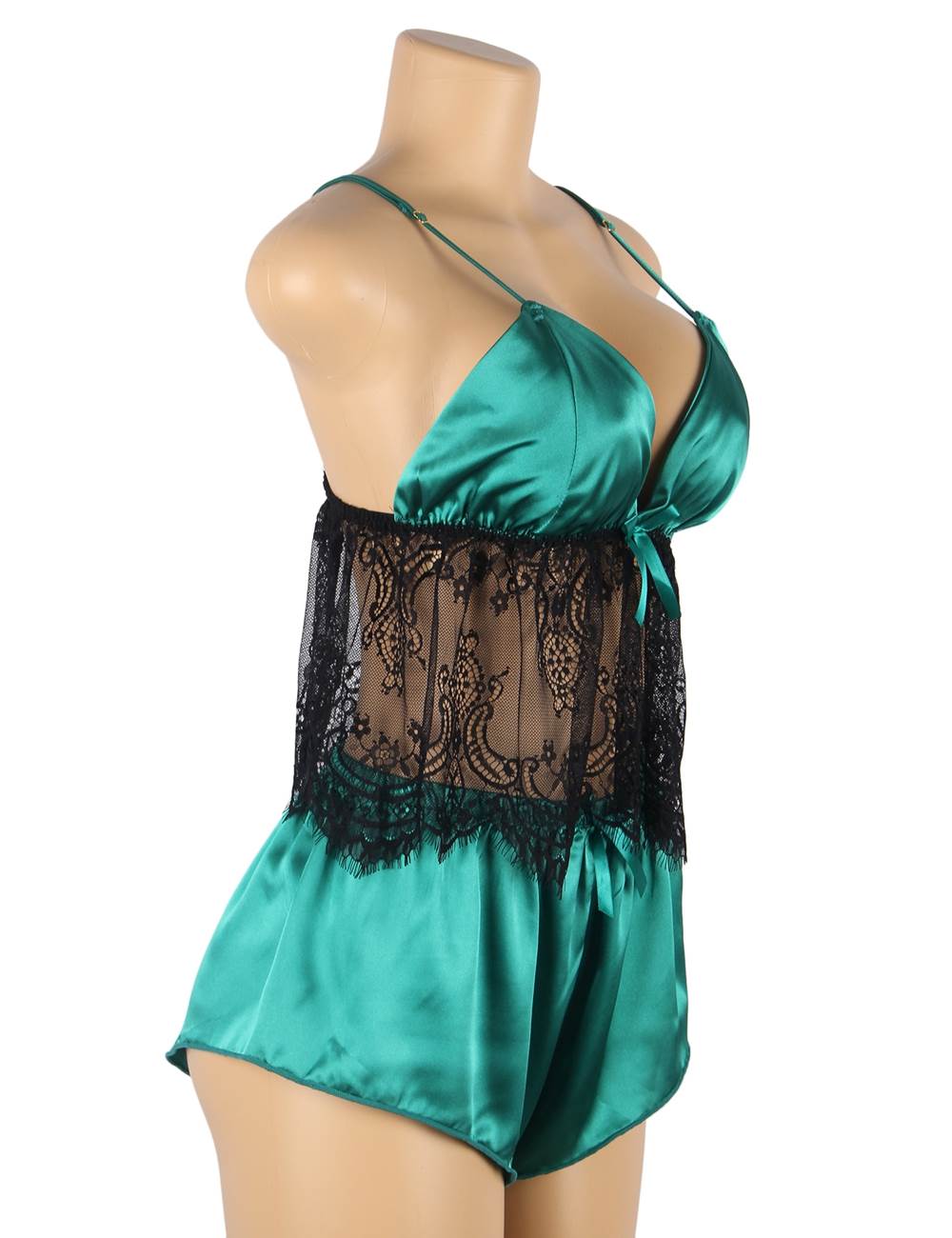 Velour & Co Women's Lace Nightdress - Luxury Sleepwear