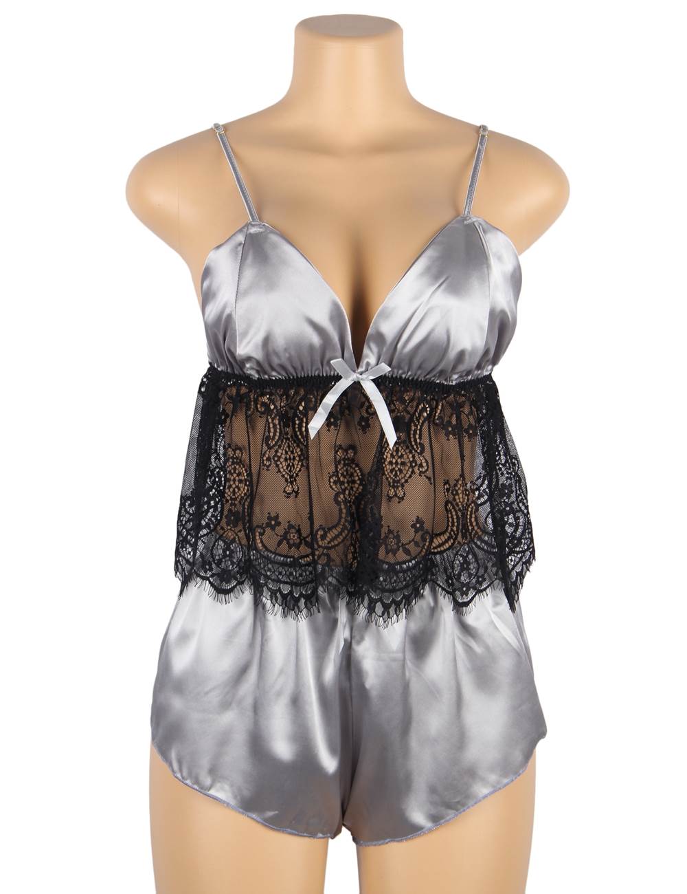 Velour & Co Women's Lace Nightdress - Luxury Sleepwear