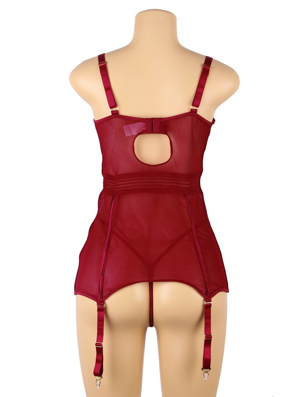 Velour & Co Women's Lace Babydoll
