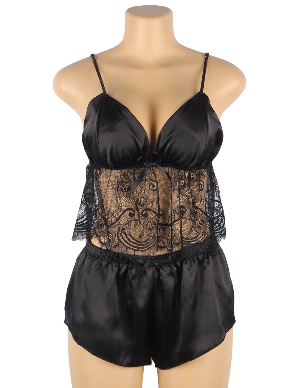 Velour & Co Women's Lace Nightdress - Luxury Sleepwear