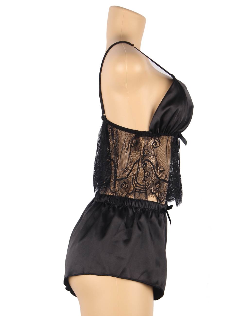 Velour & Co Women's Lace Nightdress - Luxury Sleepwear