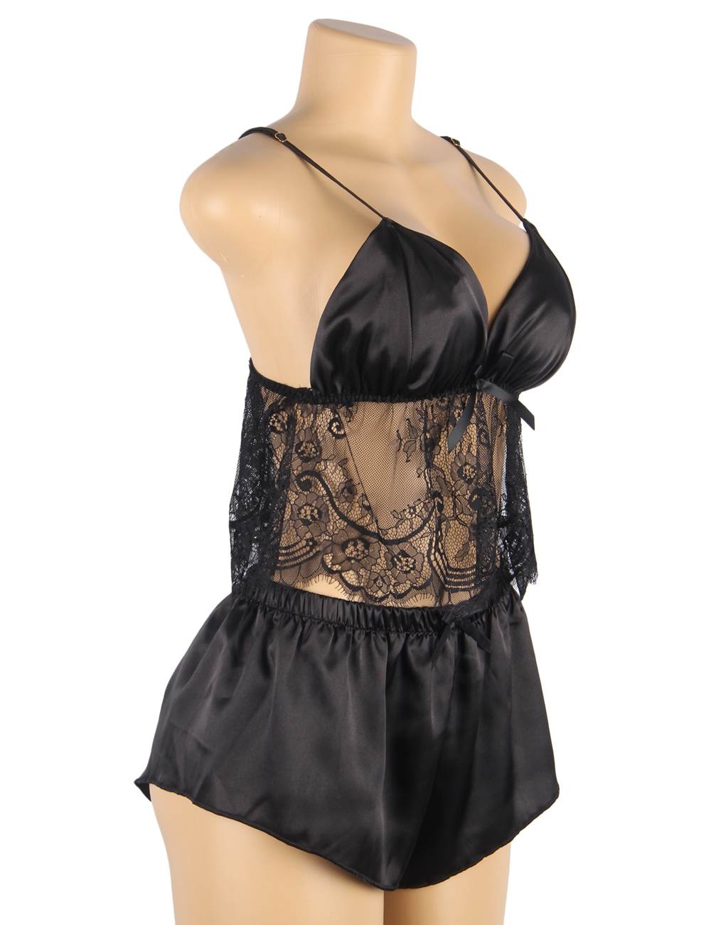 Velour & Co Women's Lace Nightdress - Luxury Sleepwear