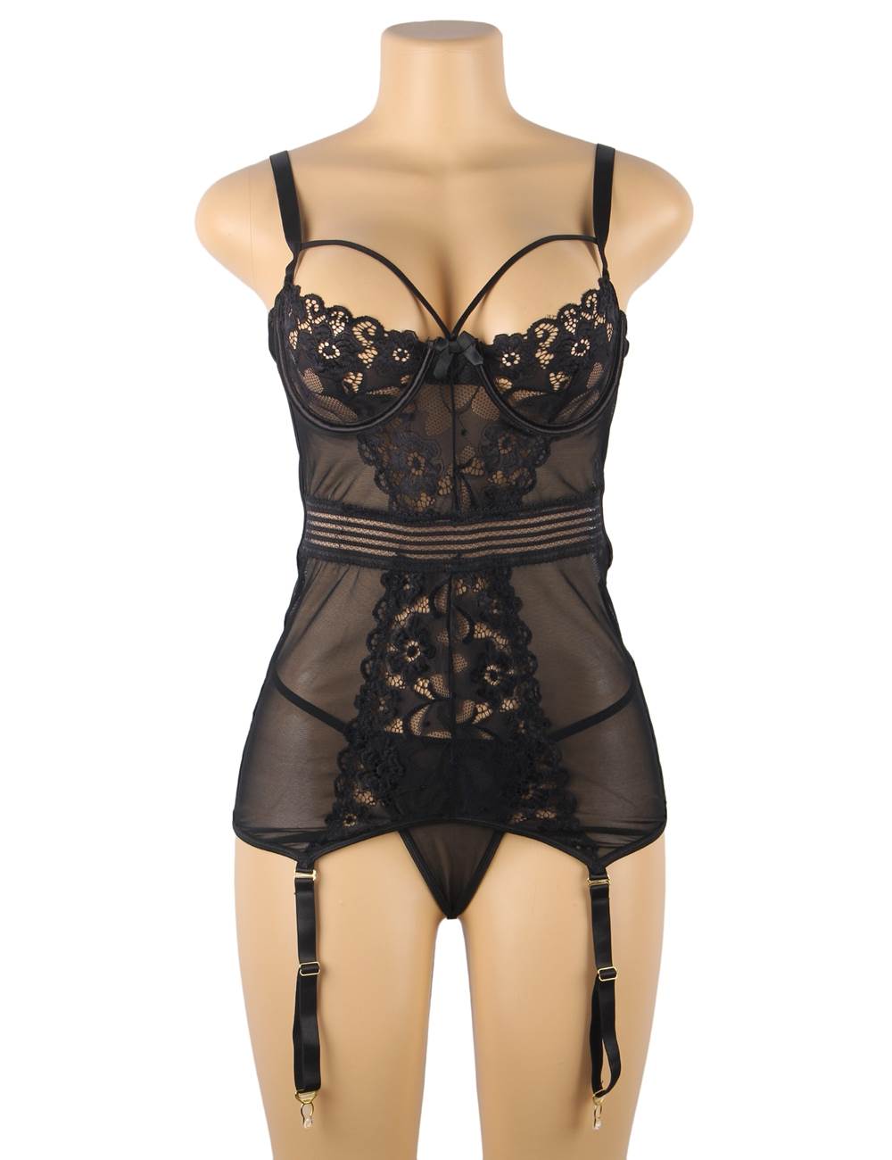 Velour & Co Women's Lace Babydoll