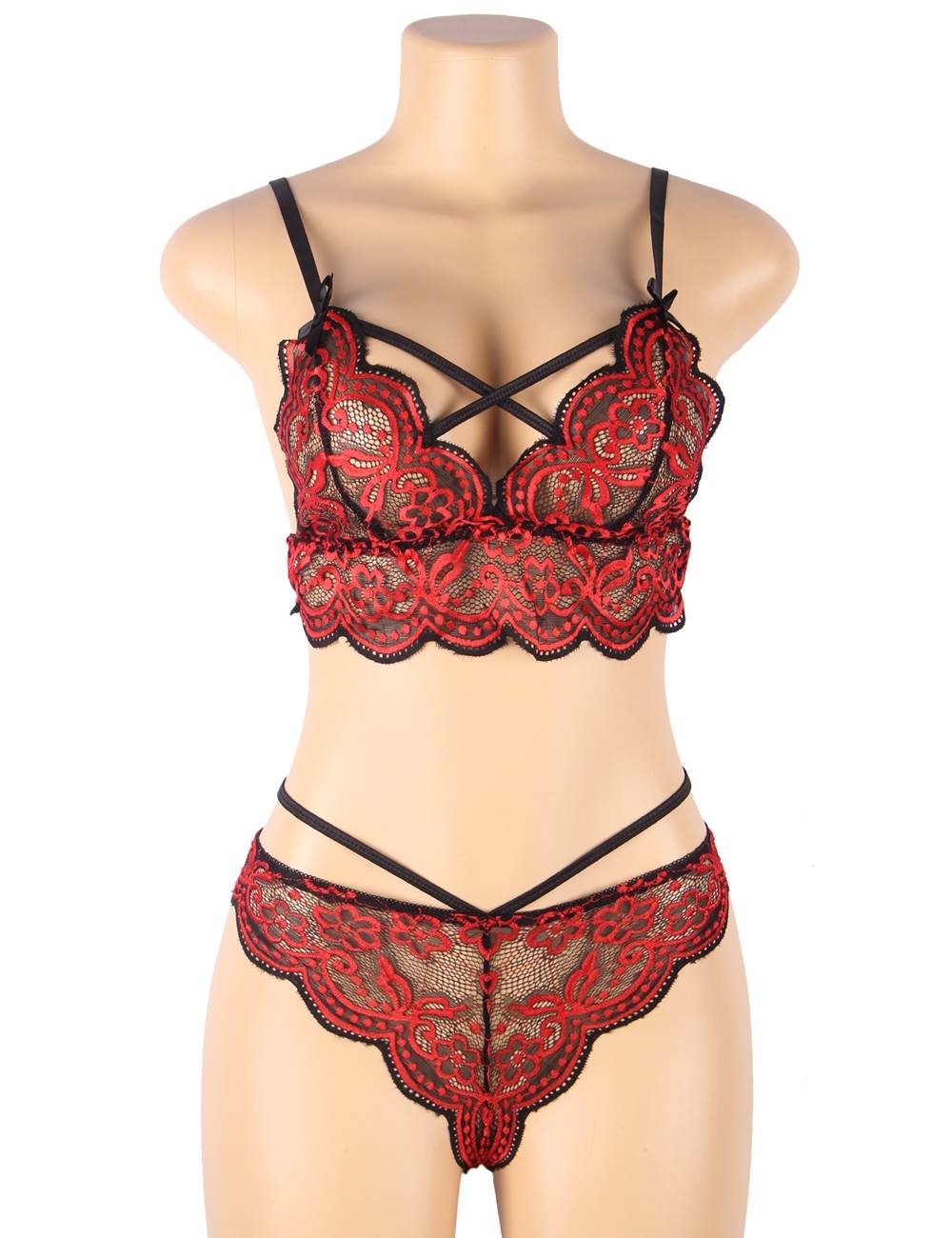 Velour & Co Women's Matching Lingerie Set - Matching Bra & Knickers