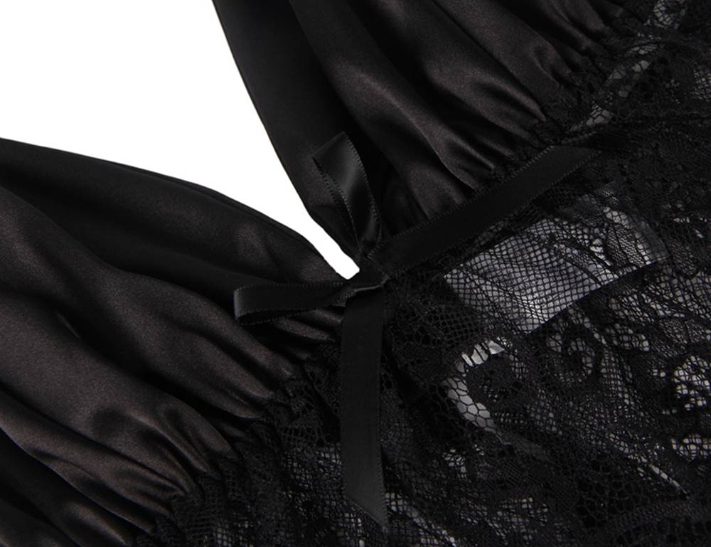 Velour & Co Women's Lace Nightdress - Luxury Sleepwear