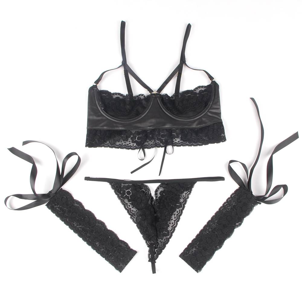 Velour & Co Women's Matching Lingerie Set - Matching Bra & Knickers