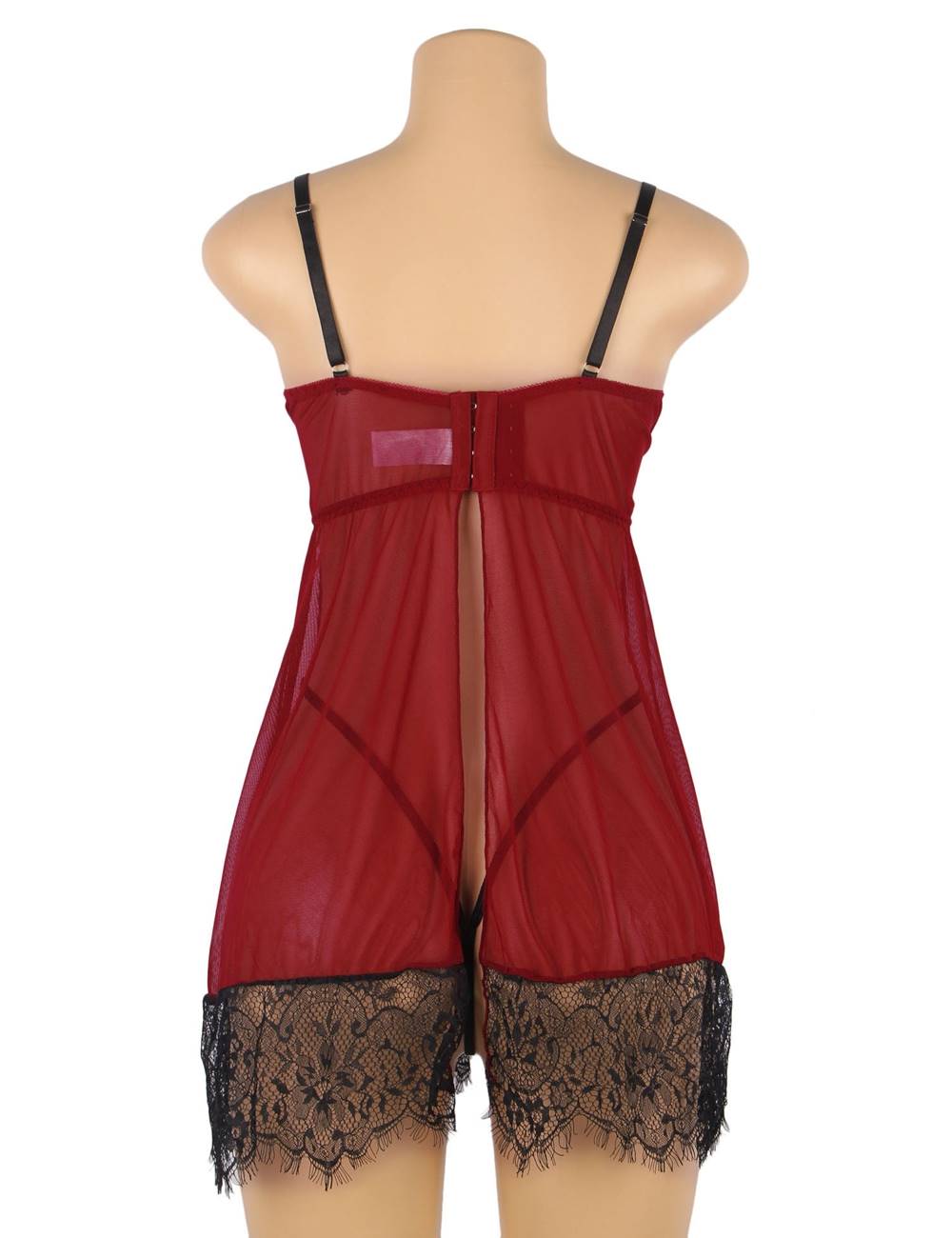 Velour & Co Women's Lace Babydoll