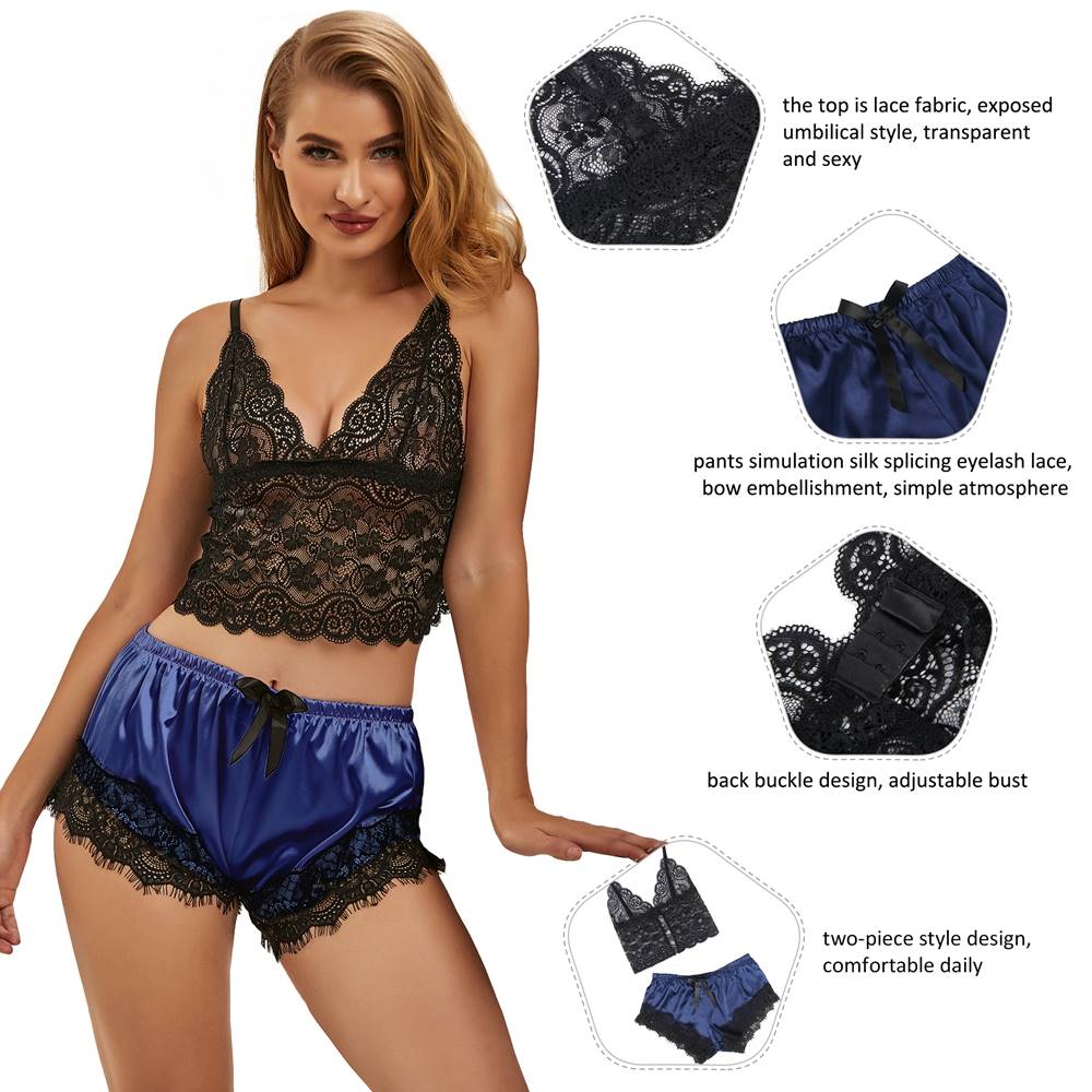 Velour & Co Women's Lace Nightdress - Luxury Sleepwear