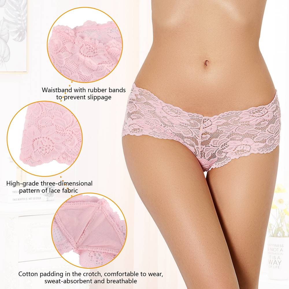 Velour & Co Women's Lace Knickers - Women's Underwear