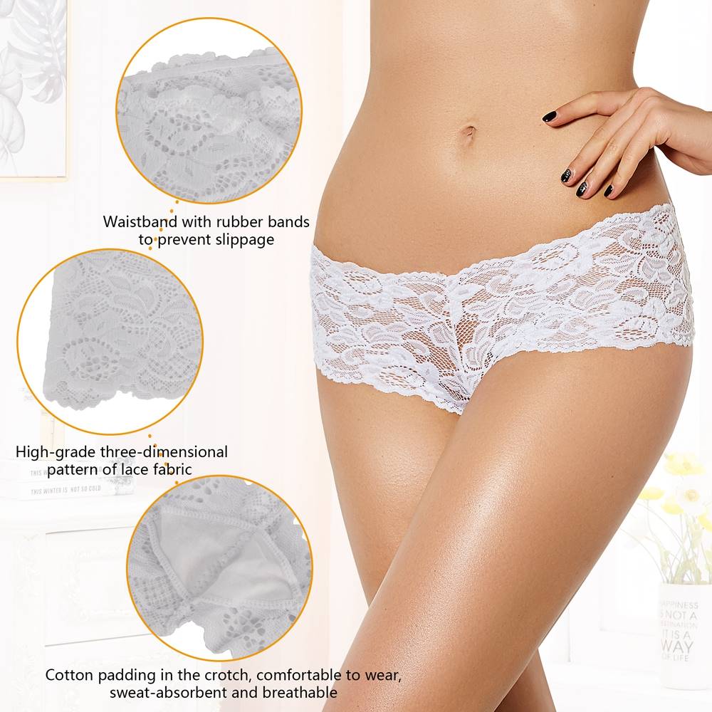 Velour & Co Women's Lace Knickers - Women's Underwear
