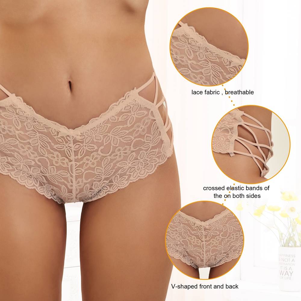 Velour & Co Women's Lace Knickers - Women's Underwear