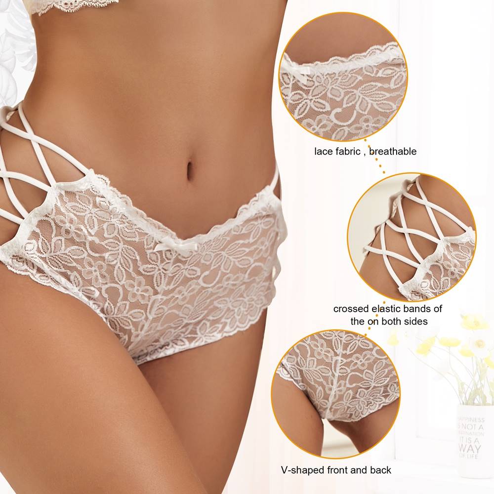 Velour & Co Women's Lace Knickers - Women's Underwear