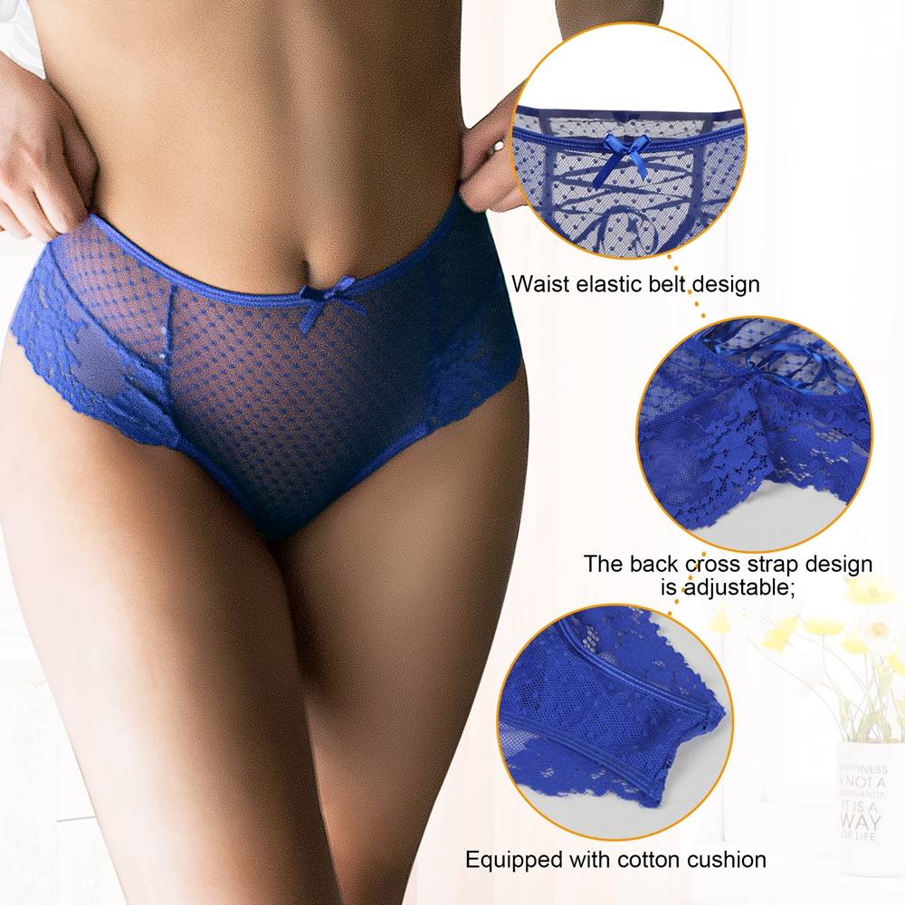 Velour & Co Women's Lace Knickers - Women's Underwear