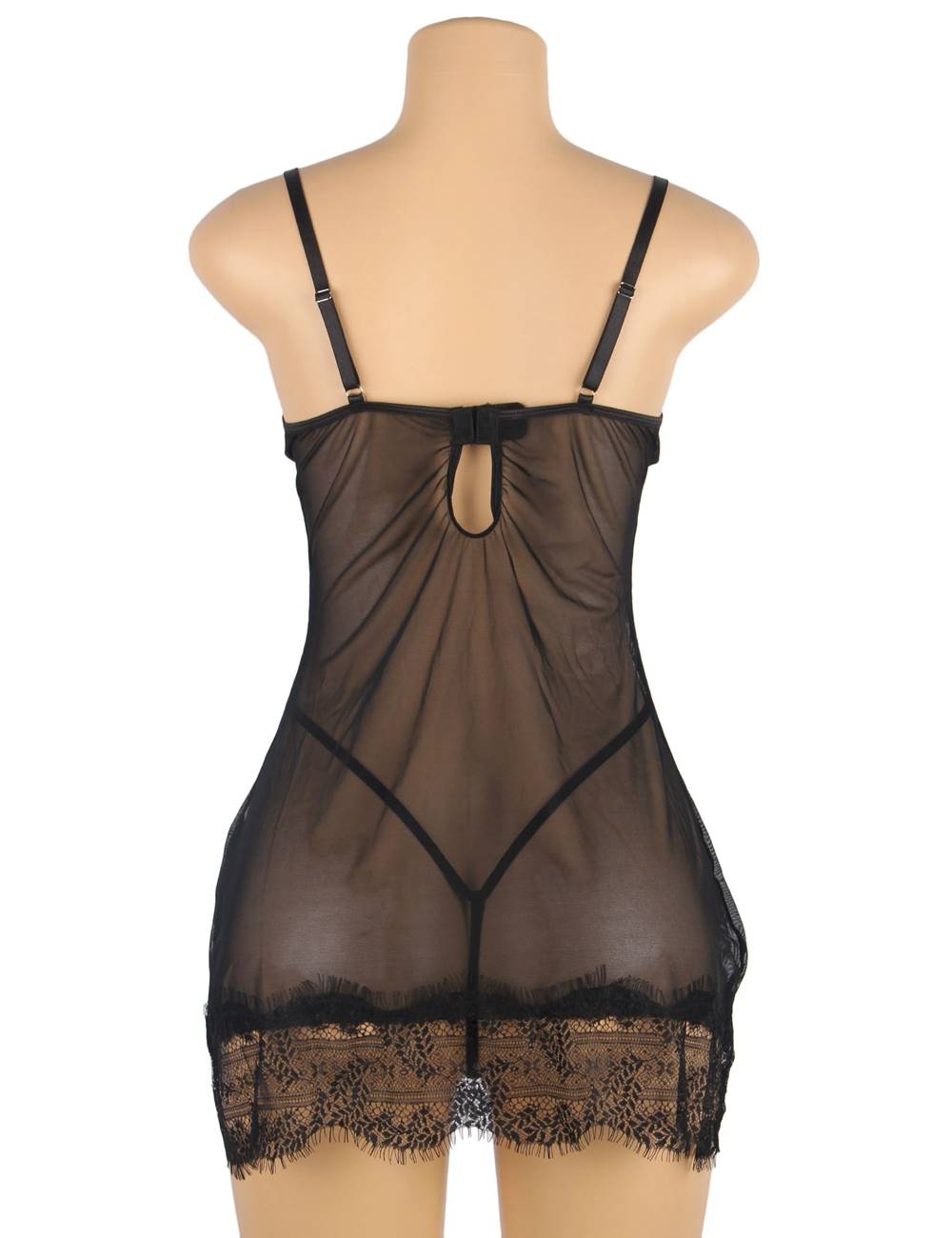Velour & Co Women's Lace Babydoll