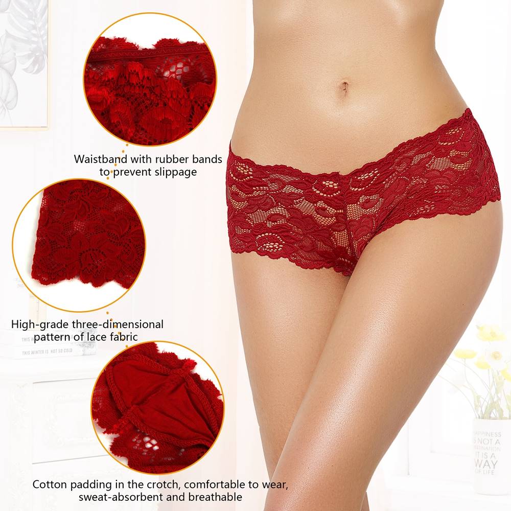 Velour & Co Women's Lace Knickers - Women's Underwear