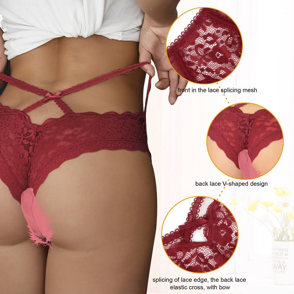 Velour & Co Women's Lace Knickers - Women's Underwear