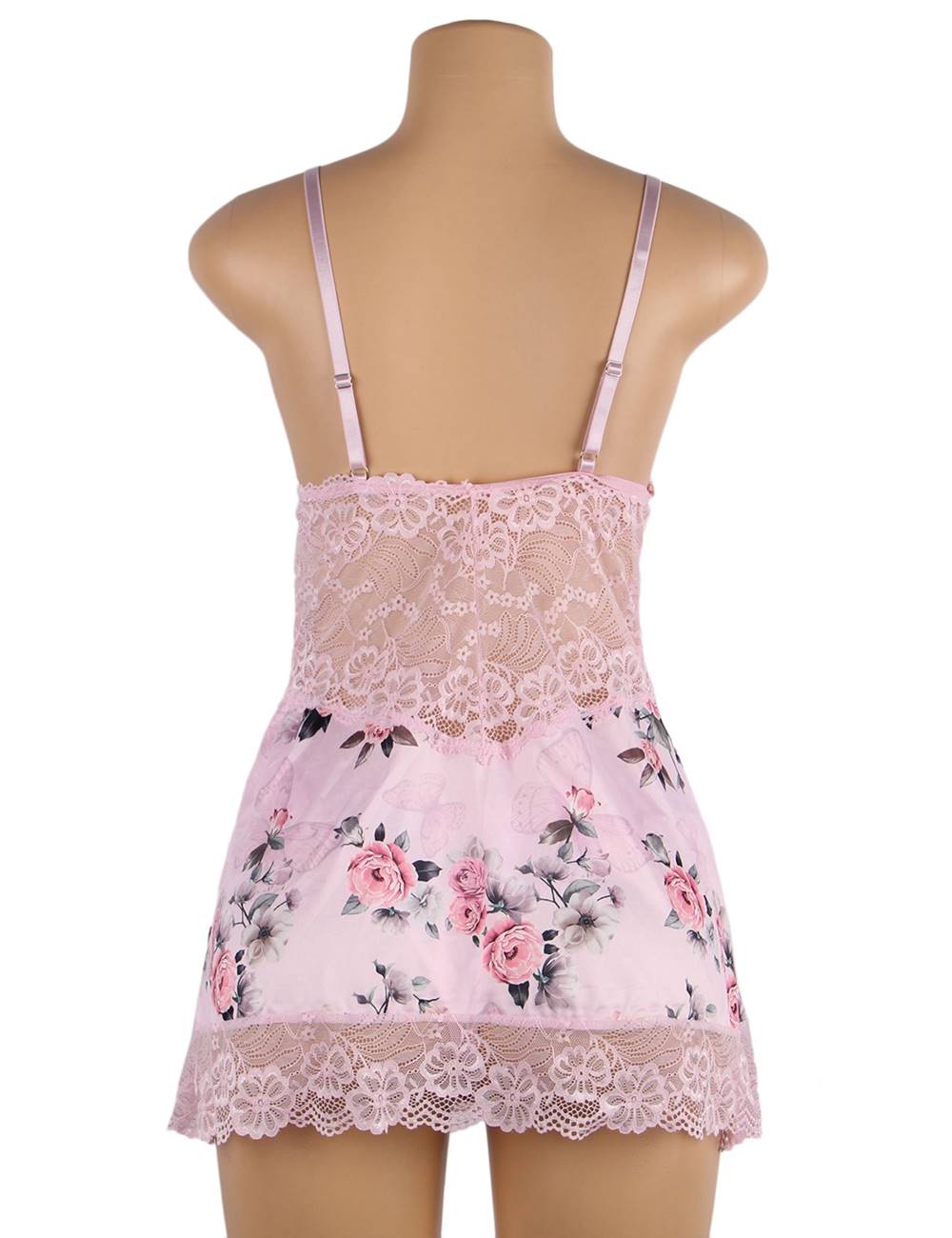 Velour & Co Women's Lace Babydoll