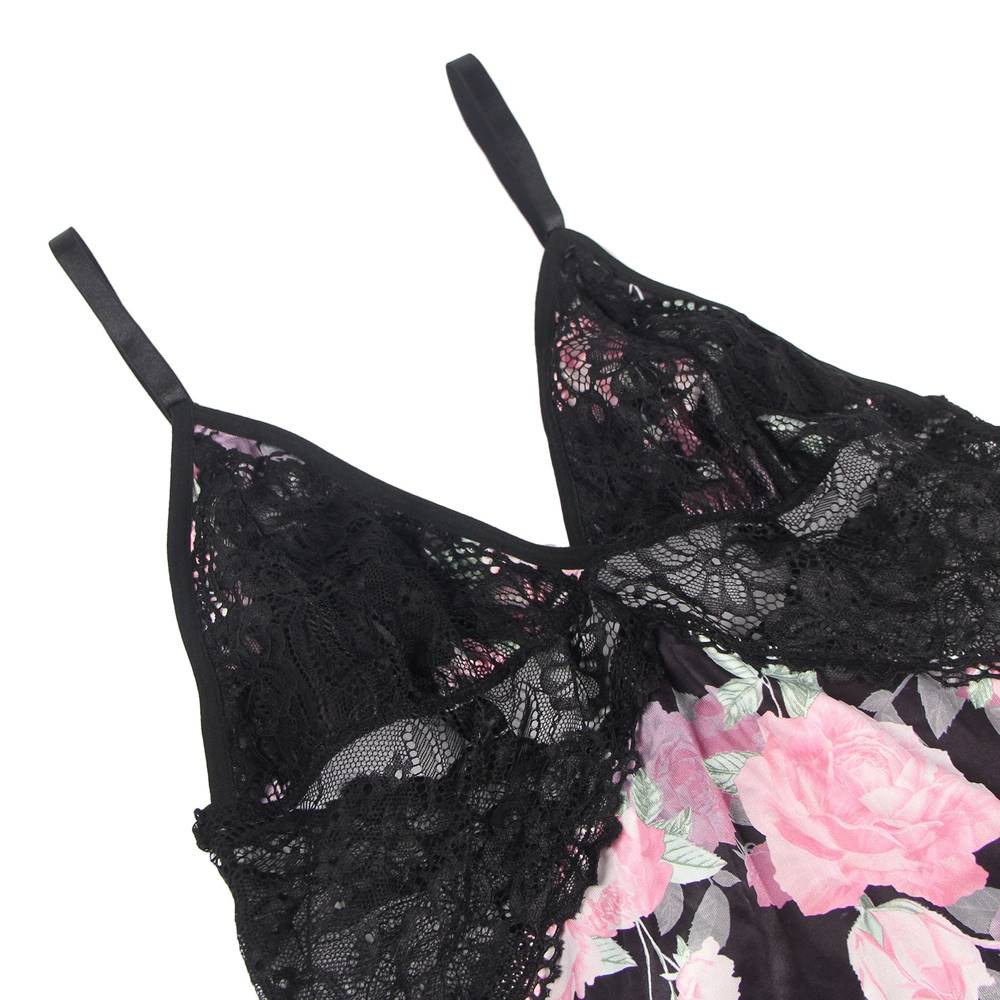 Velour & Co Women's Lace Babydoll