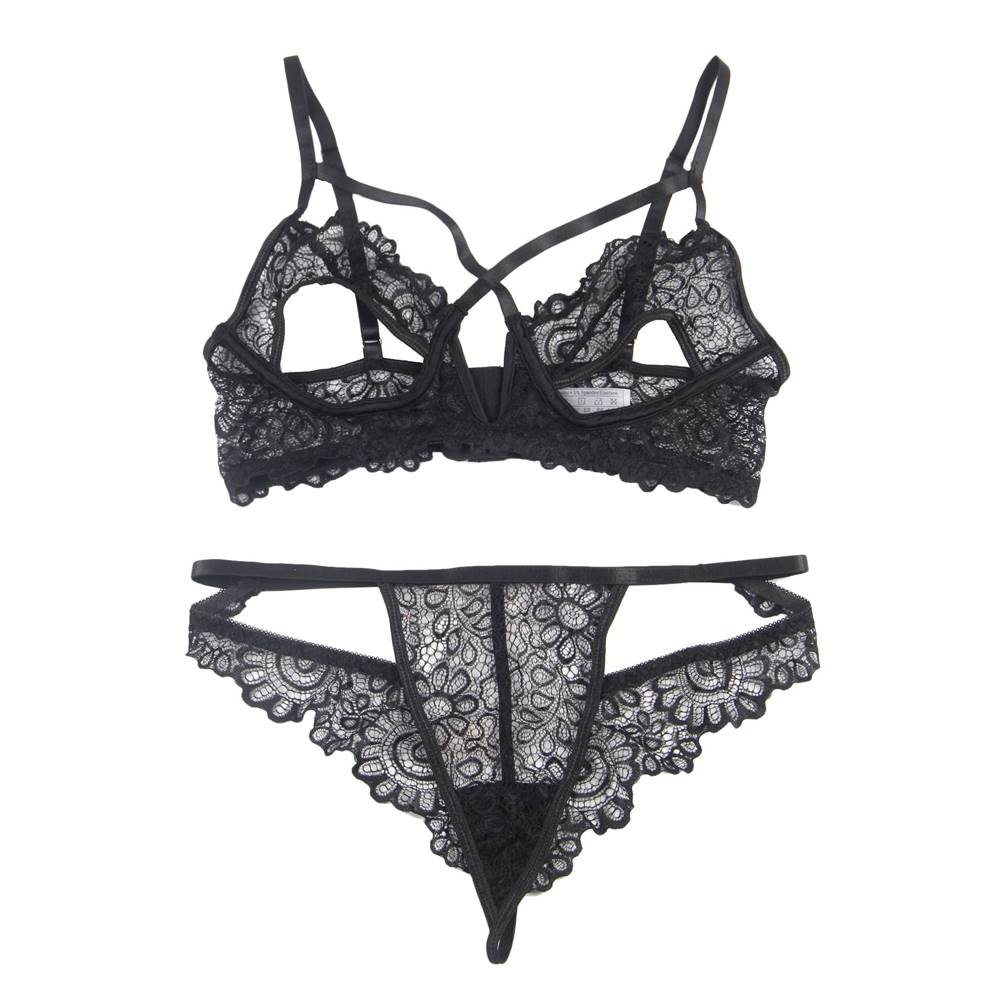 Velour & Co Women's Matching Lingerie Set - Matching Bra & Knickers