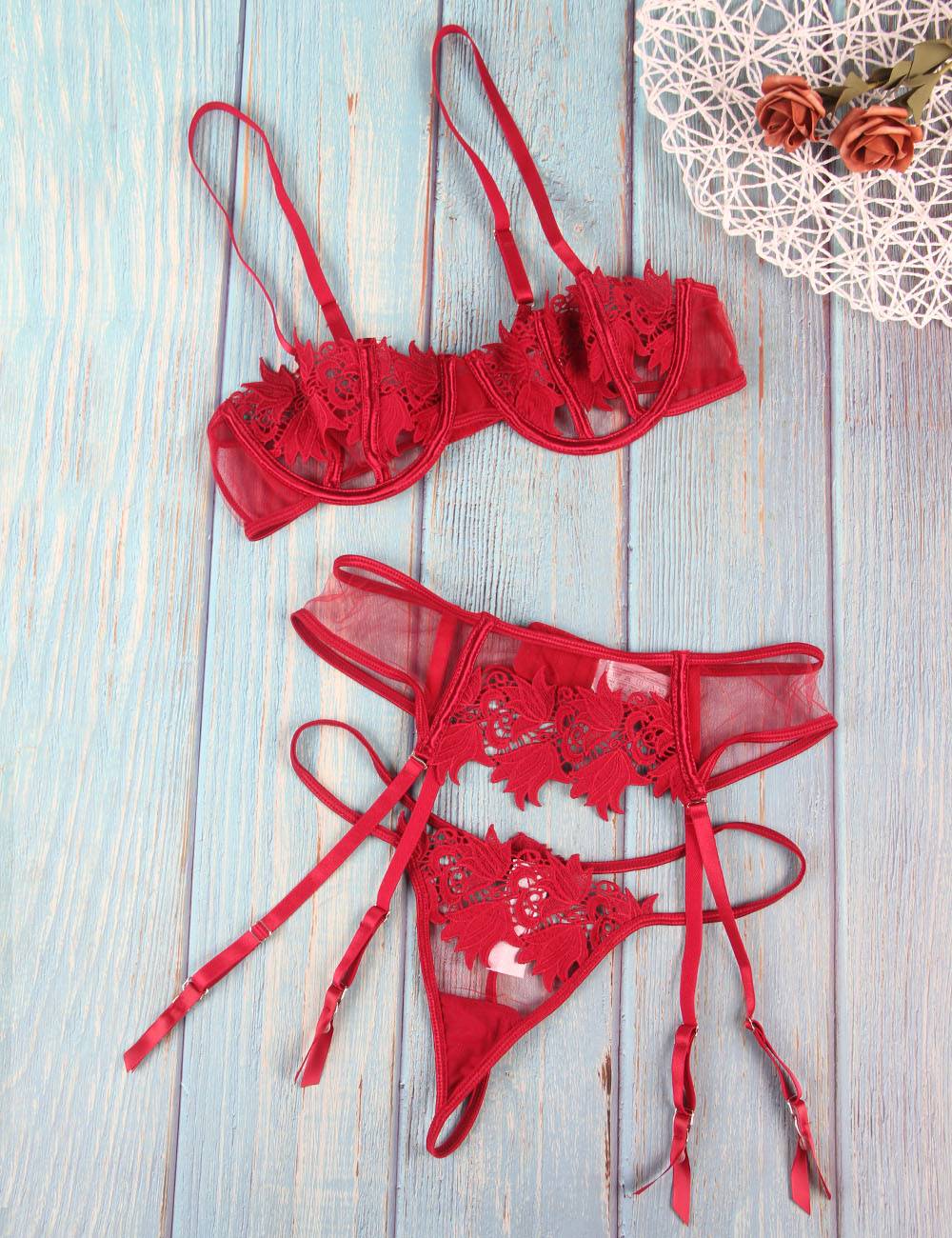 Velour & Co Women's Lace Knickers - Women's Underwear