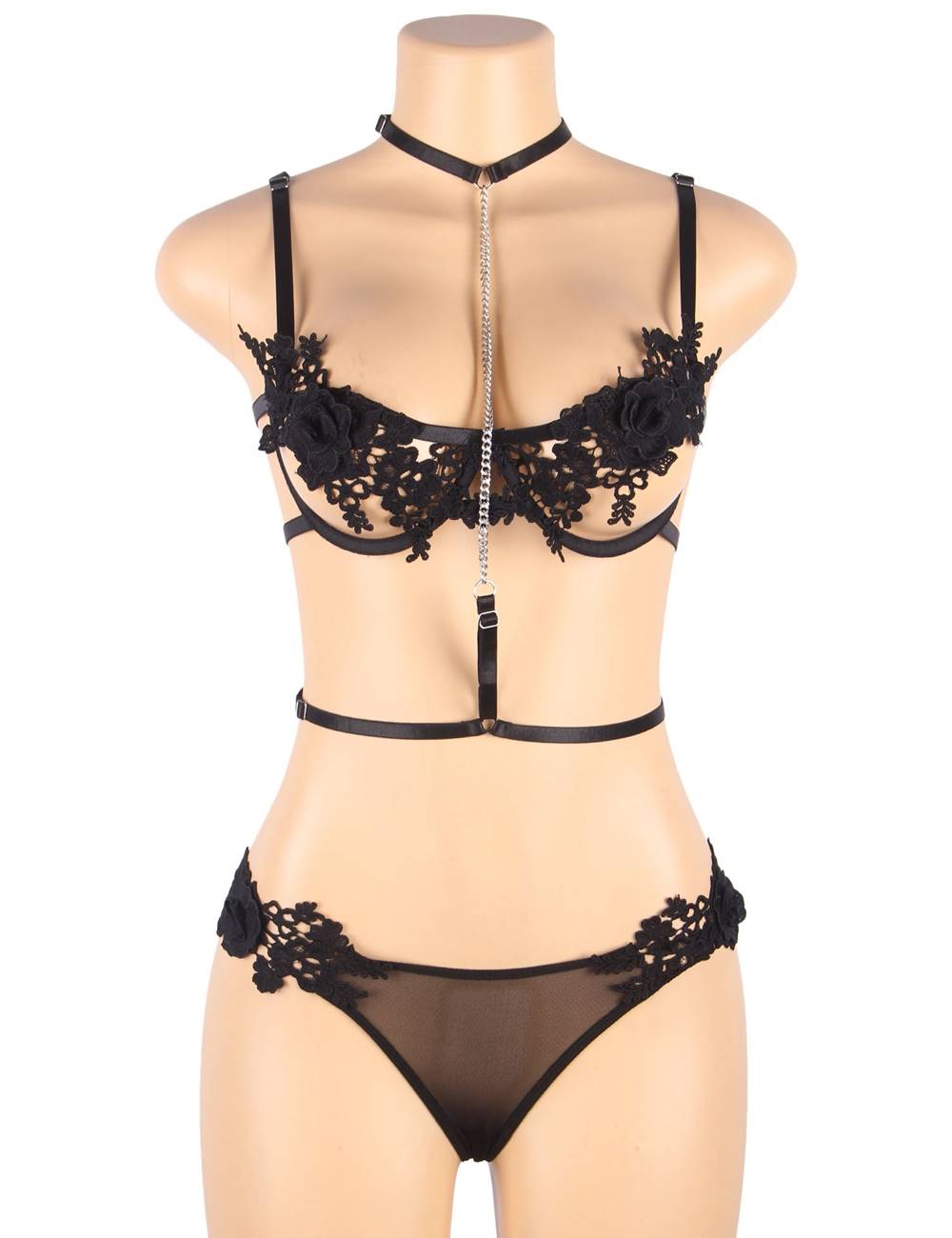 Velour & Co Women's Matching Lingerie Set - Matching Bra & Knickers