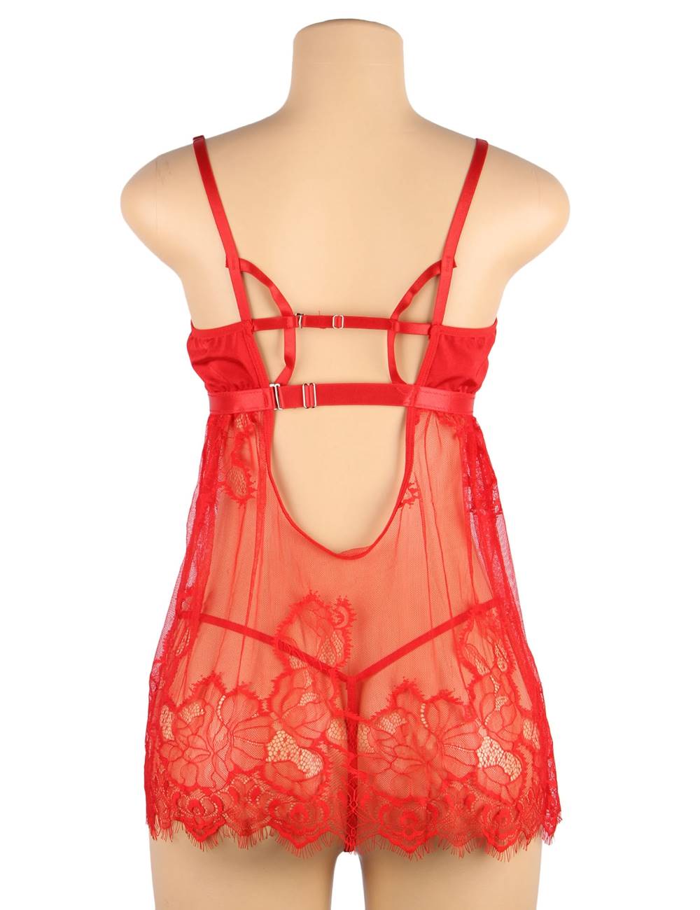 Velour & Co Women's Lace Babydoll