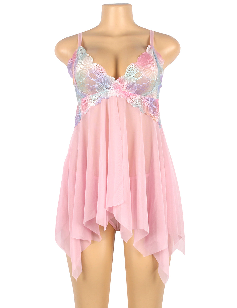 Velour & Co Women's Lace Babydoll