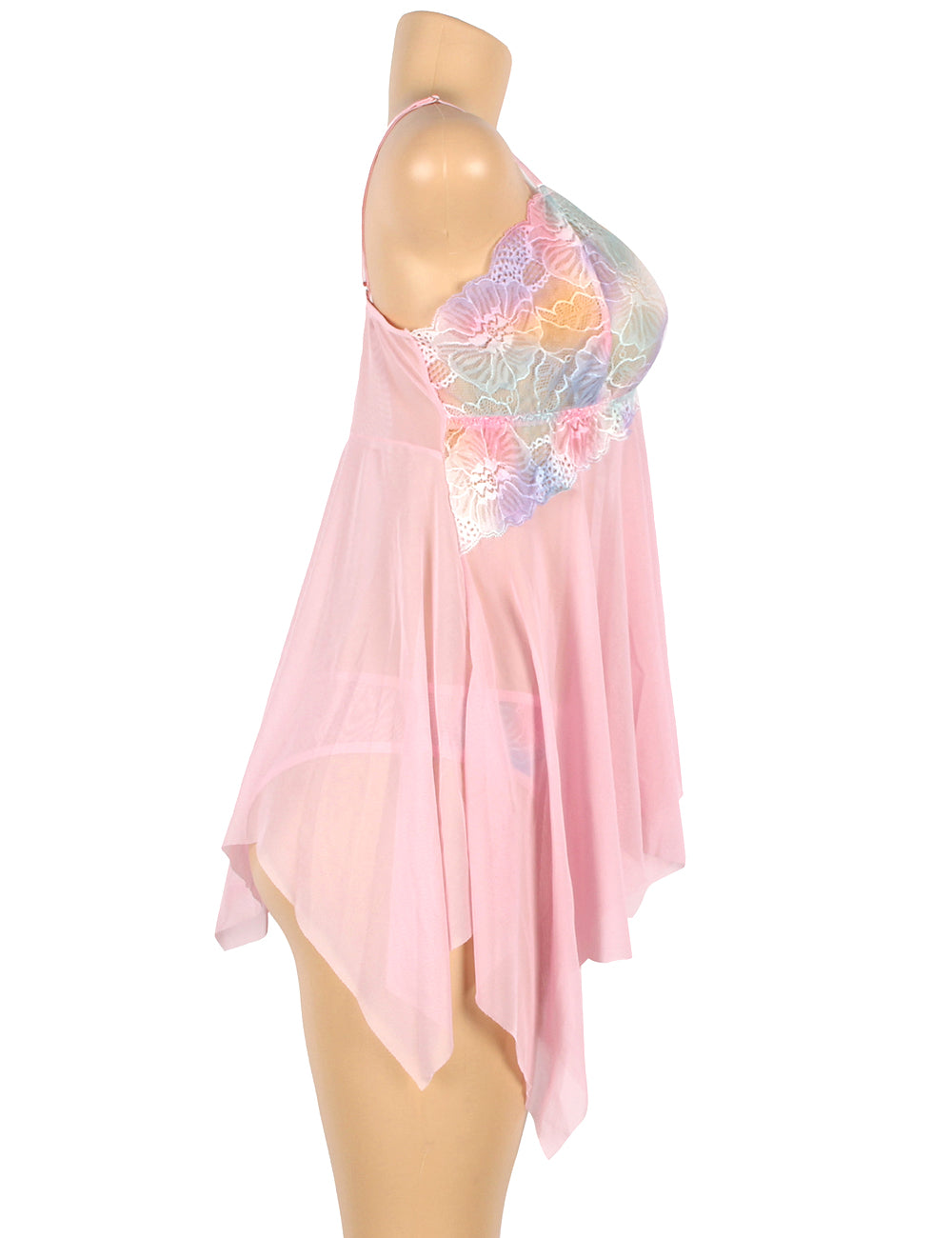 Velour & Co Women's Lace Babydoll