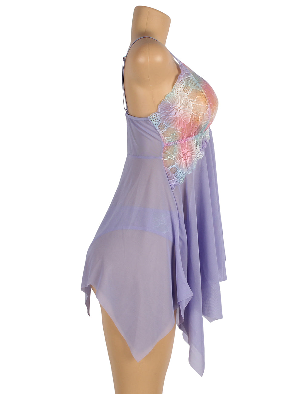 Velour & Co Women's Lace Babydoll