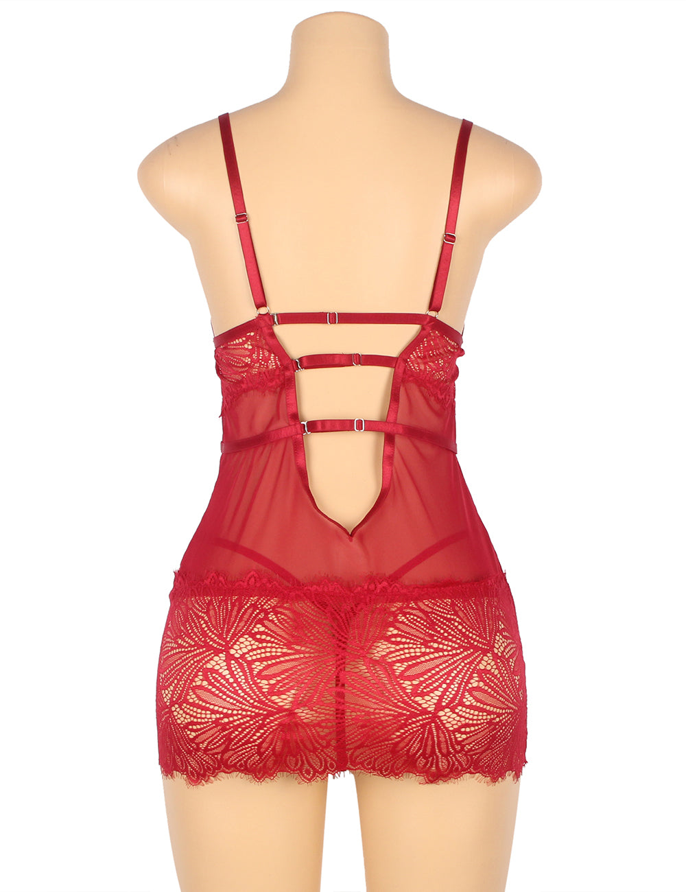 Velour & Co Women's Lace Babydoll