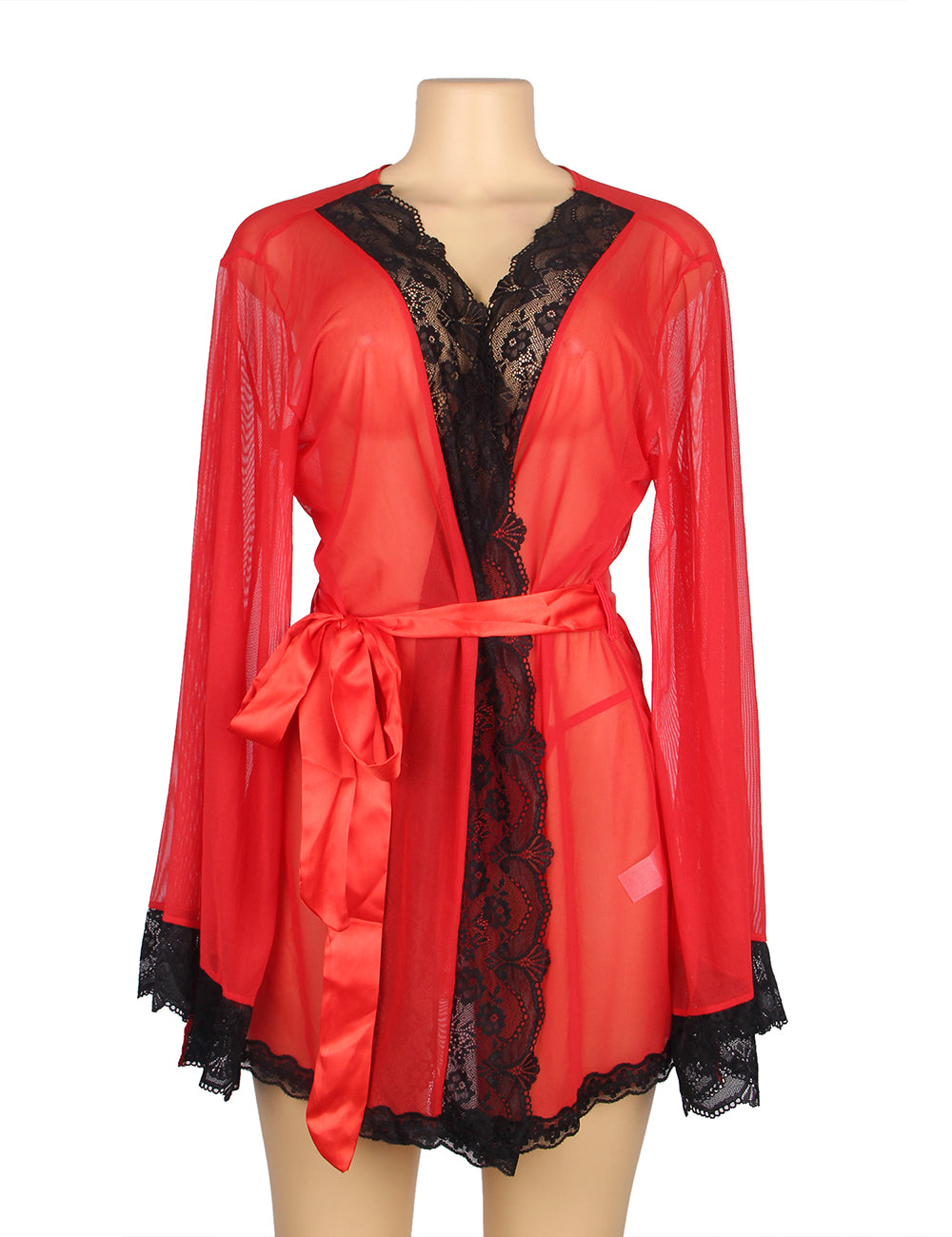 Velour & Co Women's Satin Dressing Gown - Women's Bathrobe