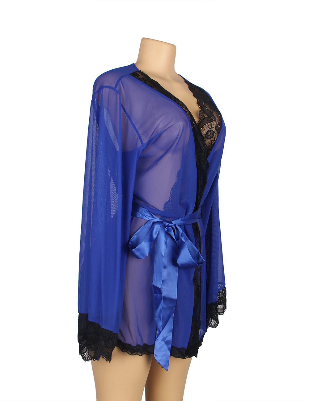 Velour & Co Women's Satin Dressing Gown - Women's Bathrobe