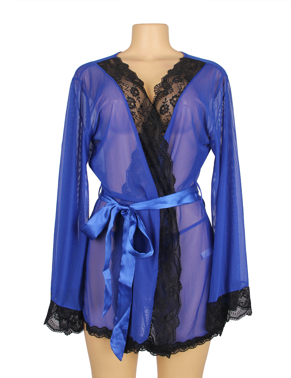 Velour & Co Women's Satin Dressing Gown - Women's Bathrobe