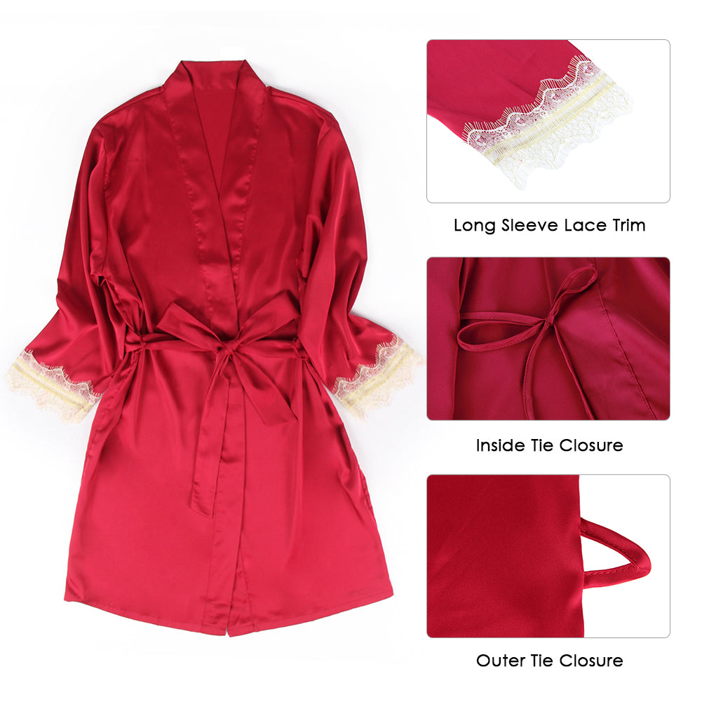 Velour & Co Women's Lace Nightdress - Luxury Sleepwear