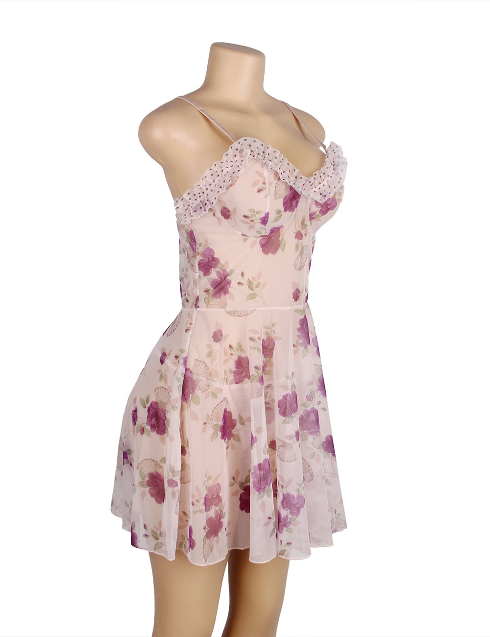 Velour & Co Women's Lace Babydoll