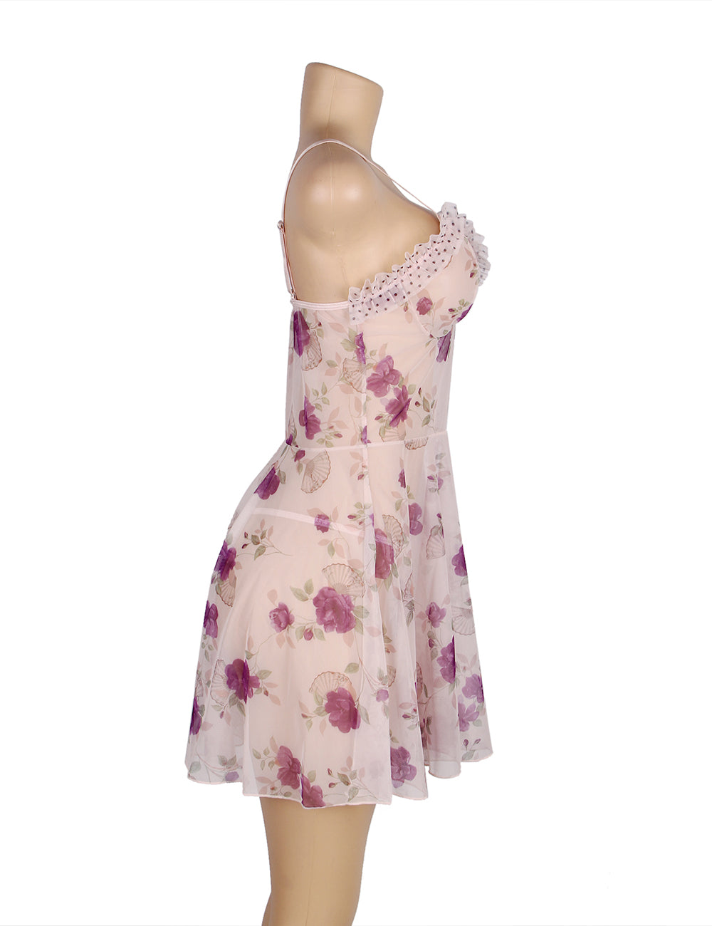 Velour & Co Women's Lace Babydoll