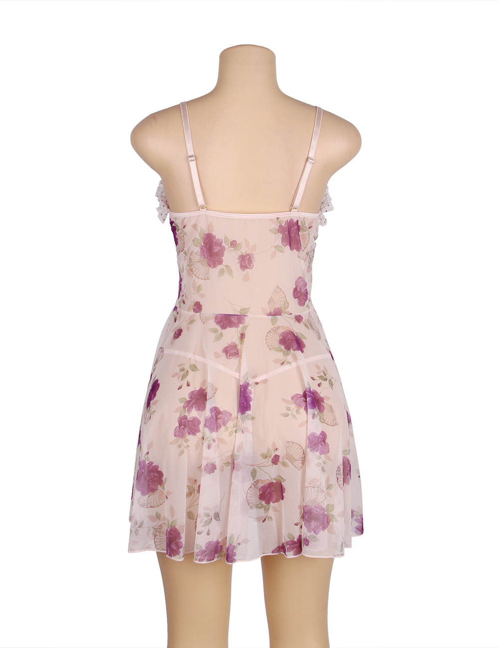 Velour & Co Women's Lace Babydoll