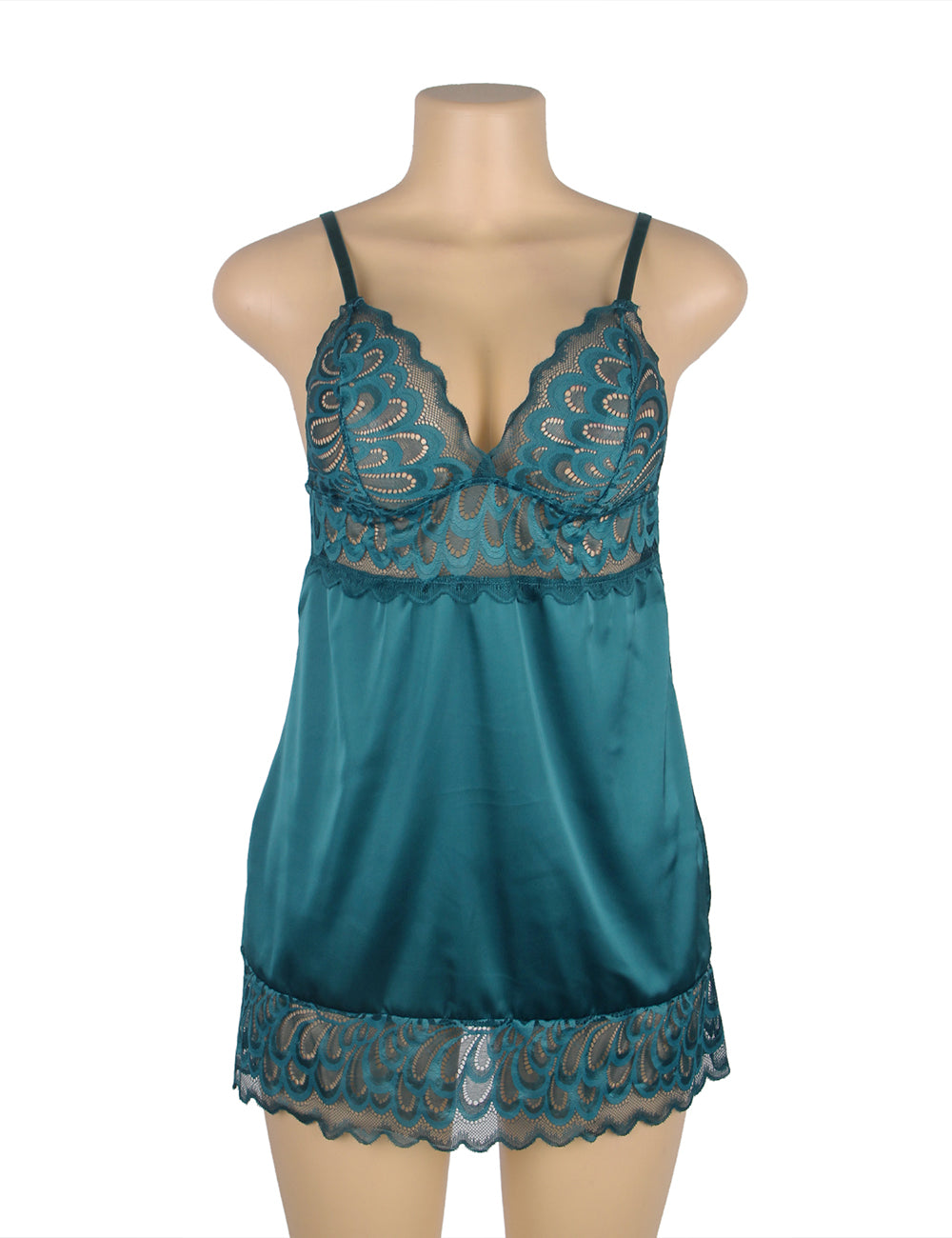 Velour & Co Women's Lace Babydoll