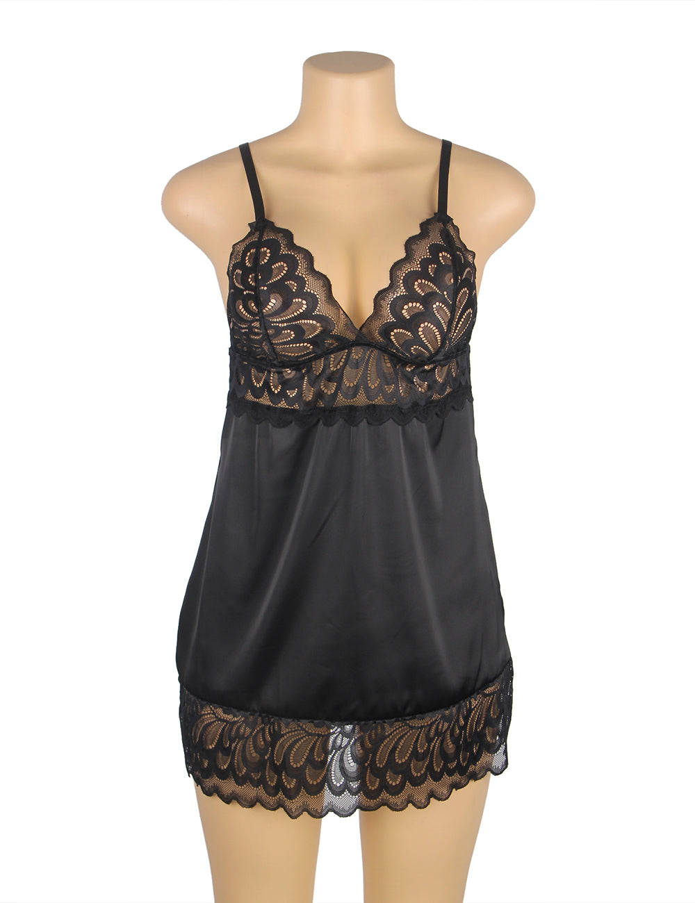 Velour & Co Women's Lace Babydoll