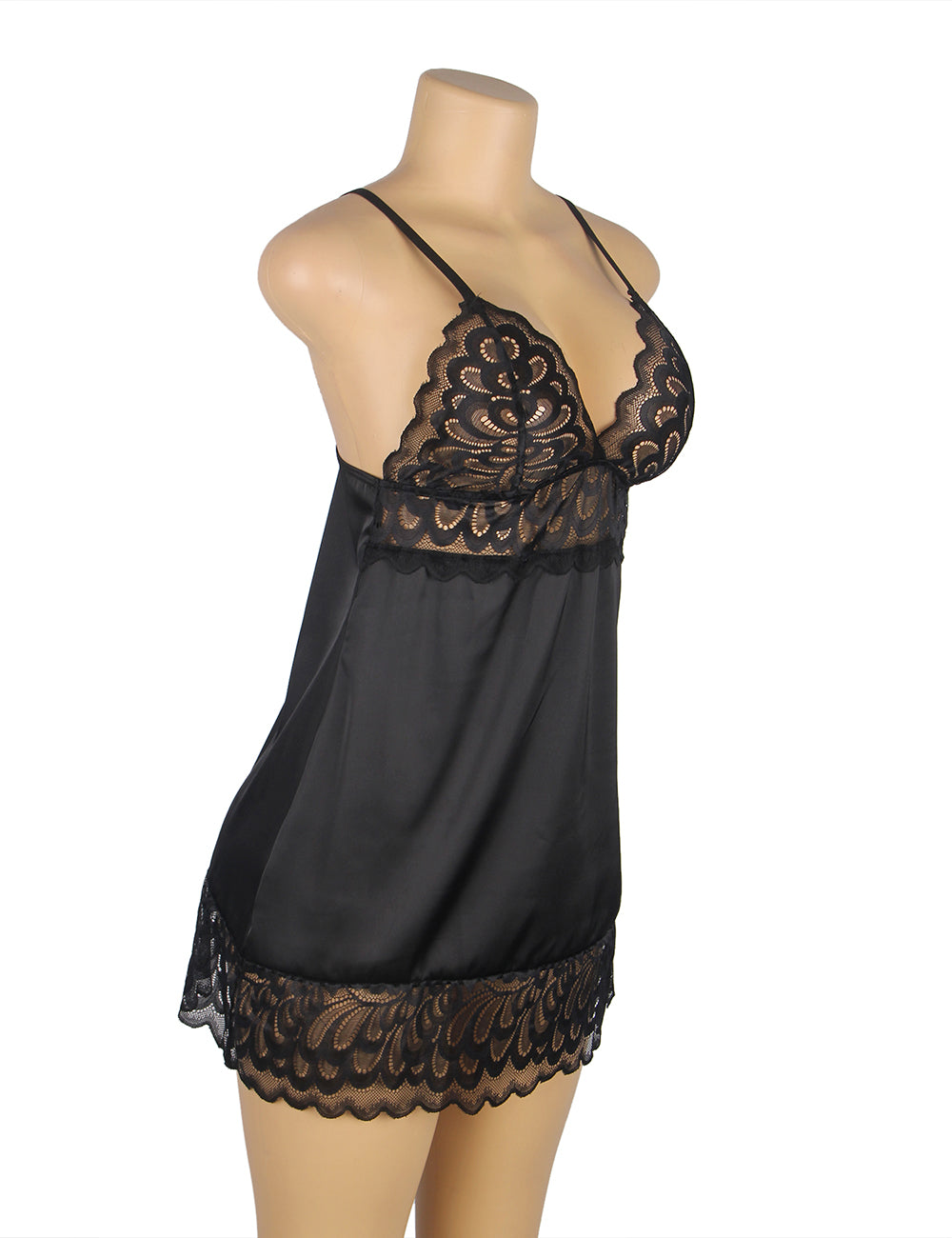 Velour & Co Women's Lace Babydoll