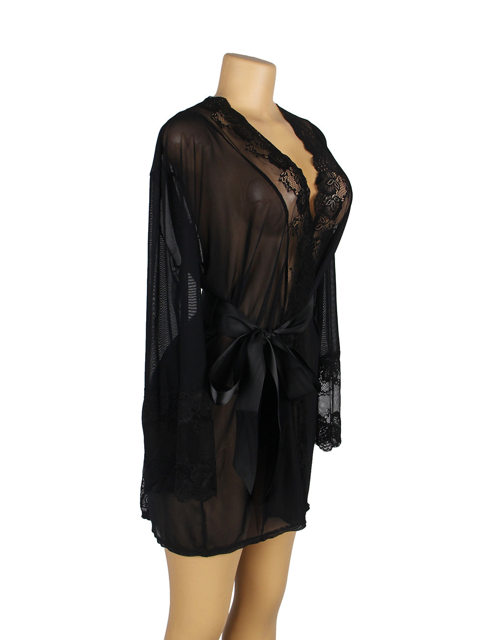 Velour & Co Women's Satin Dressing Gown - Women's Bathrobe