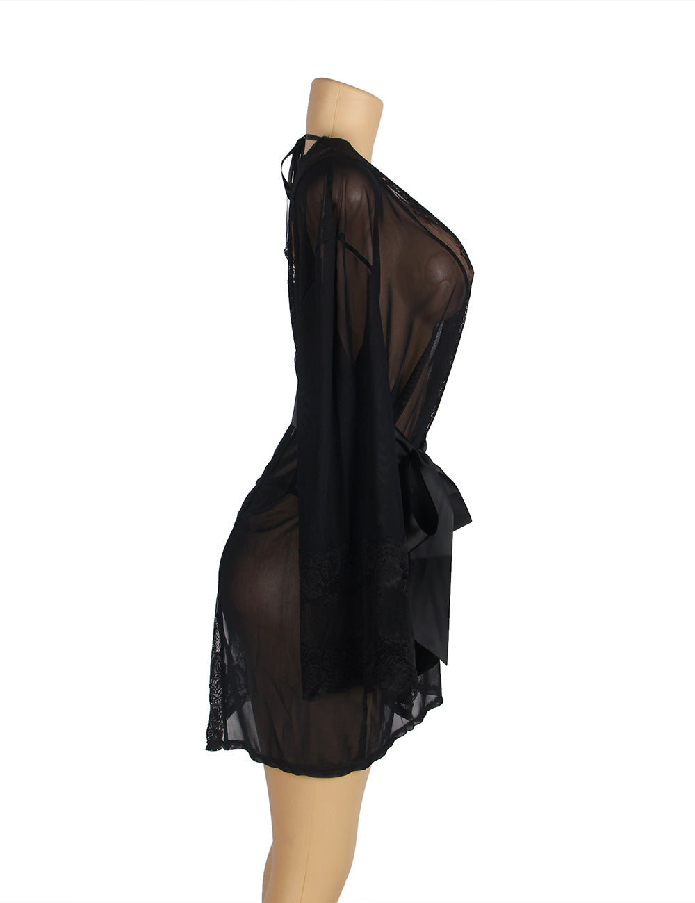 Velour & Co Women's Satin Dressing Gown - Women's Bathrobe