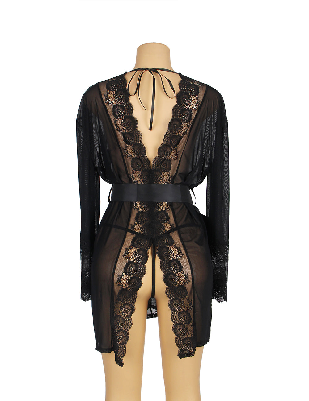 Velour & Co Women's Satin Dressing Gown - Women's Bathrobe