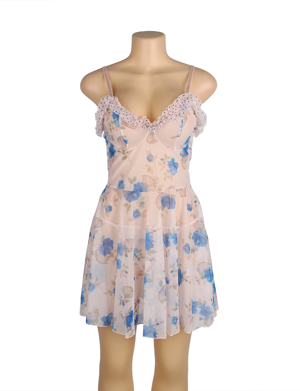 Velour & Co Women's Lace Babydoll