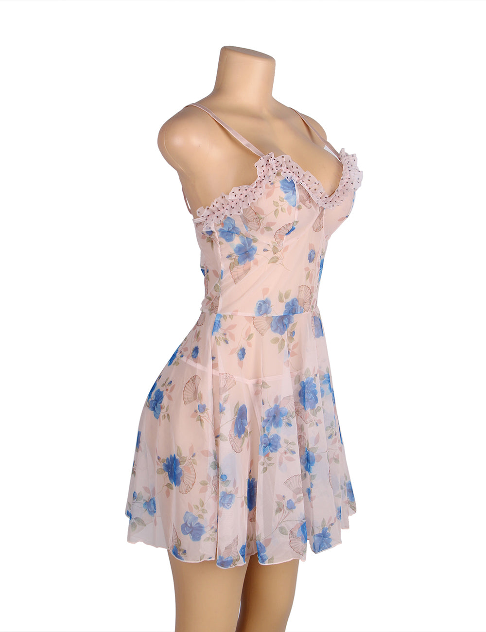Velour & Co Women's Lace Babydoll