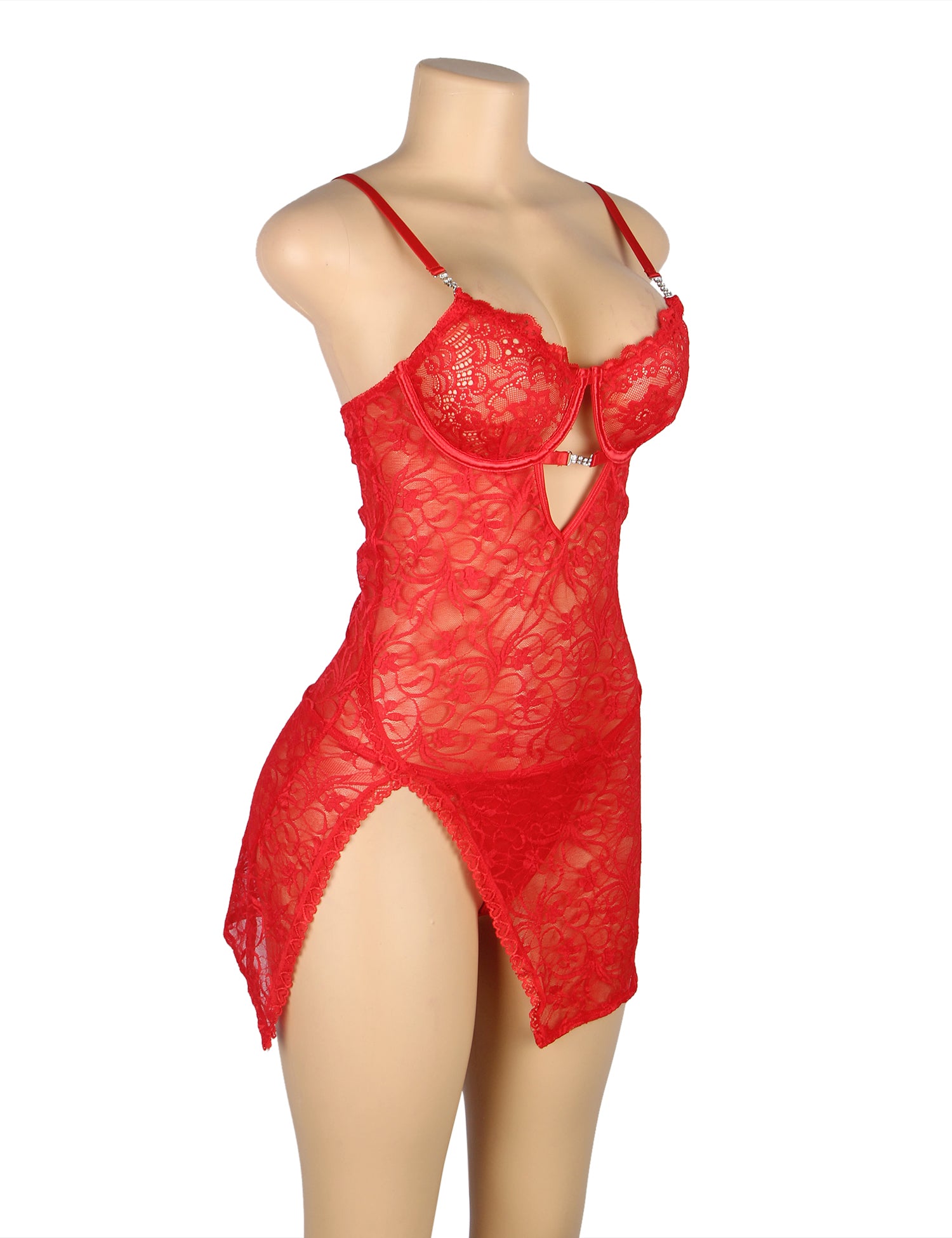 Velour & Co Women's Lace Babydoll