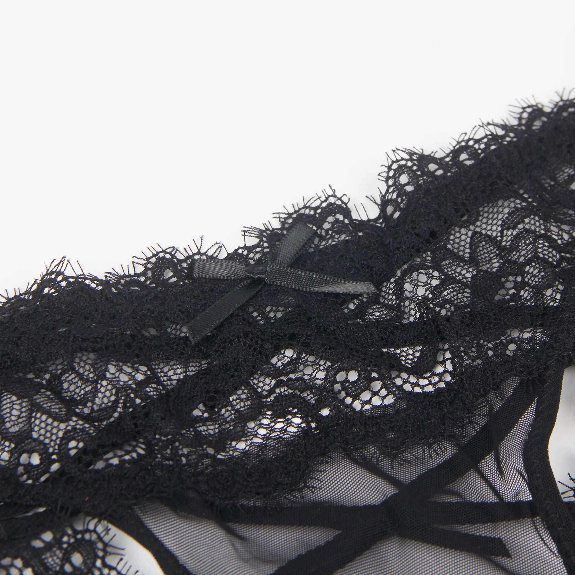 Velour & Co Women's Lace Knickers Black - Women's Underwear