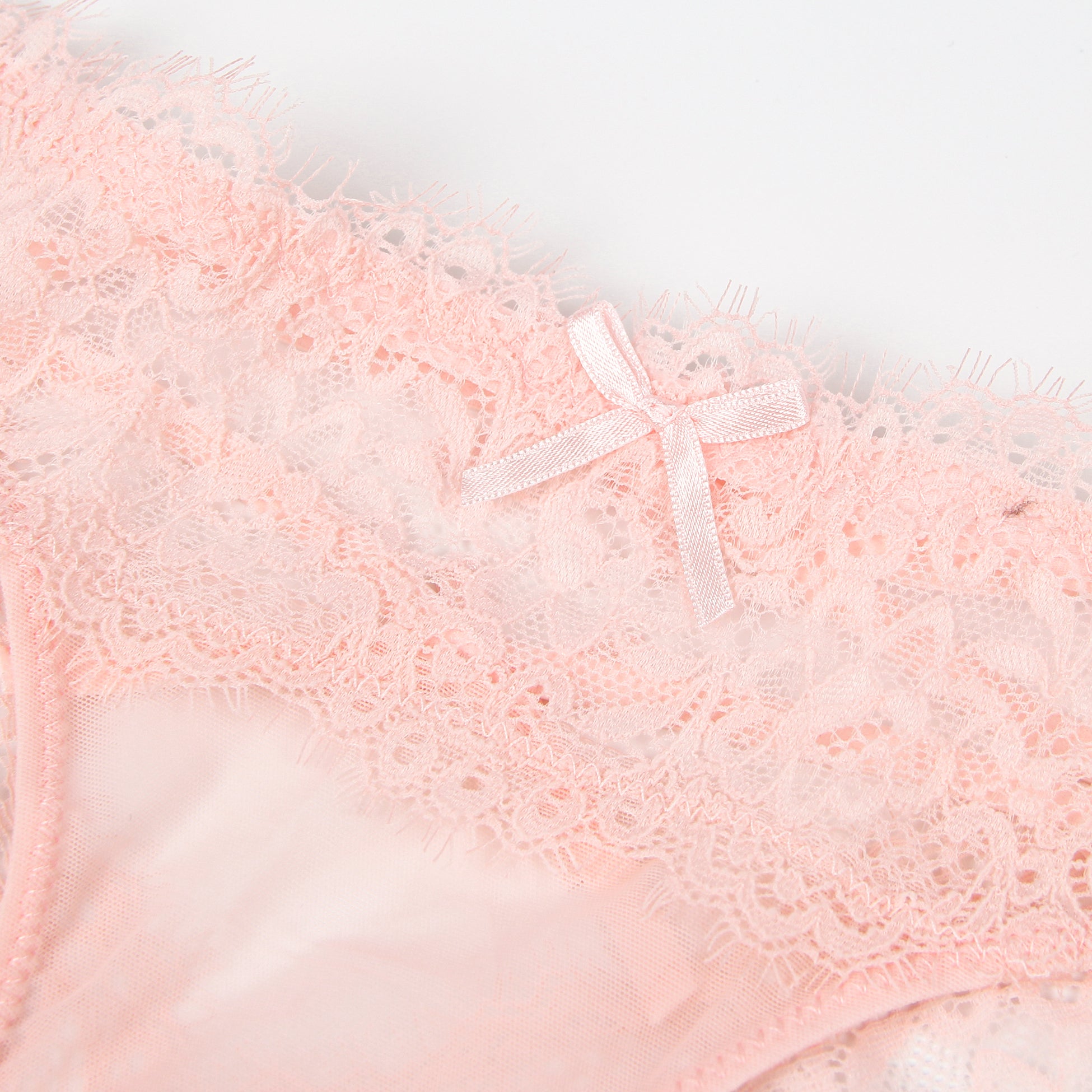 Velour & Co Women's Lace Knickers Pink - Women's Underwear