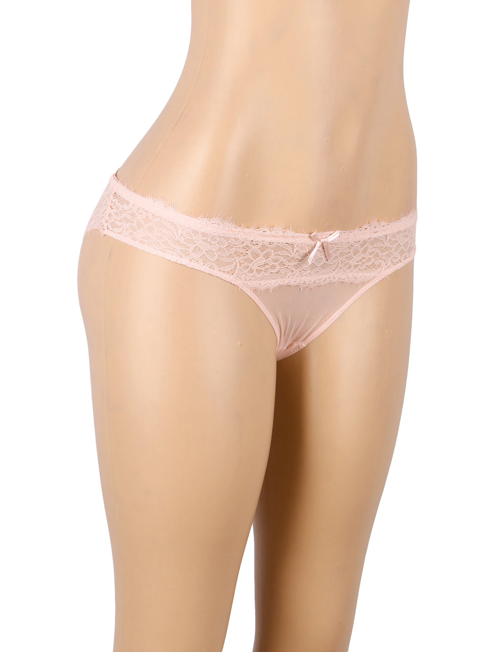 Velour & Co Women's Lace Knickers Pink - Women's Underwear